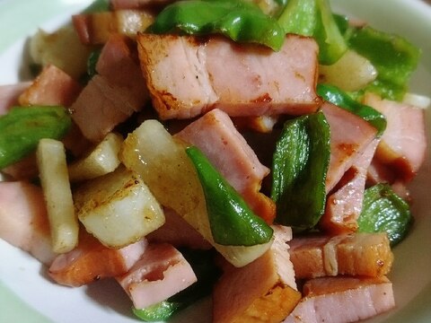 厚切りベーコンと大根とピーマンの炒め物 レシピ 作り方 By あやめぇ 楽天レシピ 厚切りベーコンと大根とピーマンの炒め物 レシピ 作り方 By あやめぇ 楽天レシピ